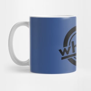 Wheely Logo Black, Front and Back Mug